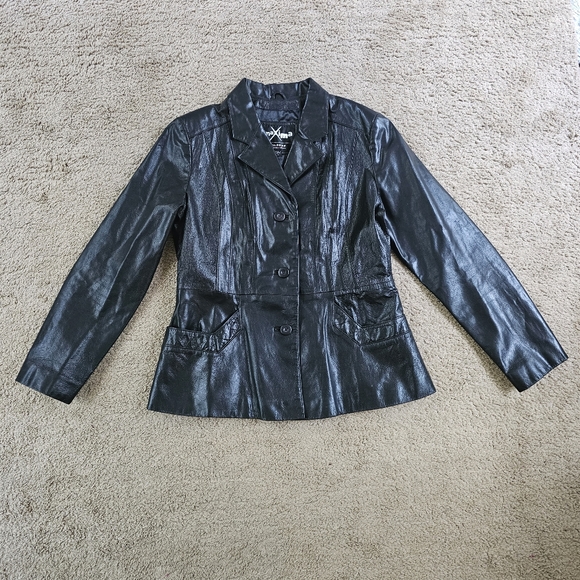 Wilsons Maxima Black Leather Jacket - Picture 2 of 11